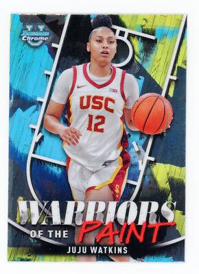 2024 Bowman Chrome JuJu Watkins RC #WP-18 Warriors of the Paint USC Rookie