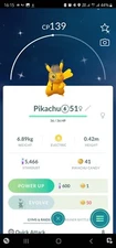 Pokemon Shiny Pikachu ( Detective Hat ) Go