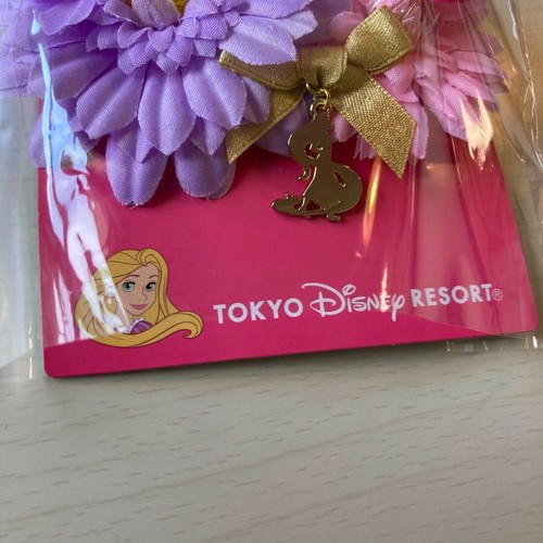 Tokyo Disney Resort Rapunzel women's hair clip Barrette 2021 Rare Kawaii TDR JP - Picture 7 of 8
