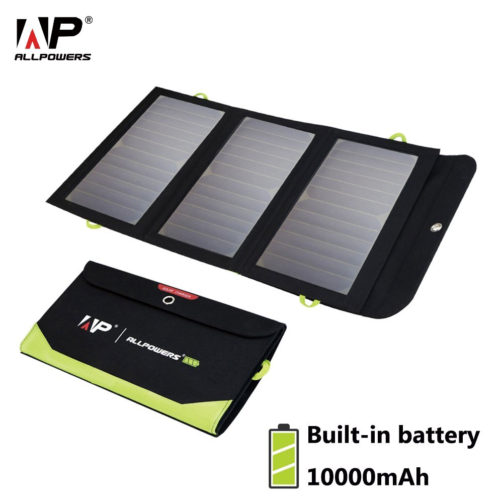 Solar Panel 5V 21W Portable Charger Battery Charging For Mobile Phone Hiking
