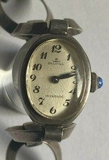 Blumus  - 835er Silber - seltene um 1900 -  Damen - Handaufzug - Werk läuft 