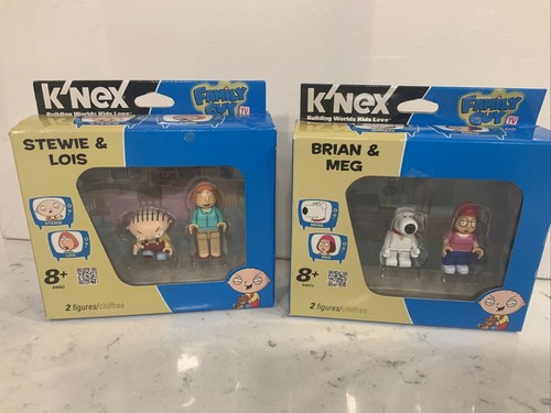 K'Nex Family Guy Brian & Meg Stewie & Lois (2013) baubares Figuren-Set