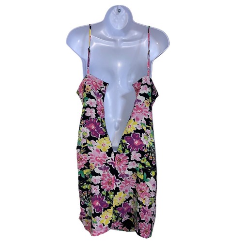Free People En Elly NWT 4si3nna Cassie Mini Floral Wrap Spaghetti Strap Dress M - Picture 9 of 11