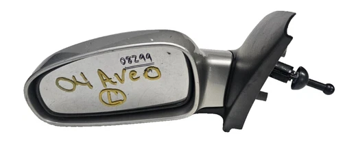 2004 2005 Chevrolet Aveo Front Left Driver Side View Manual Door Mirror E1101575