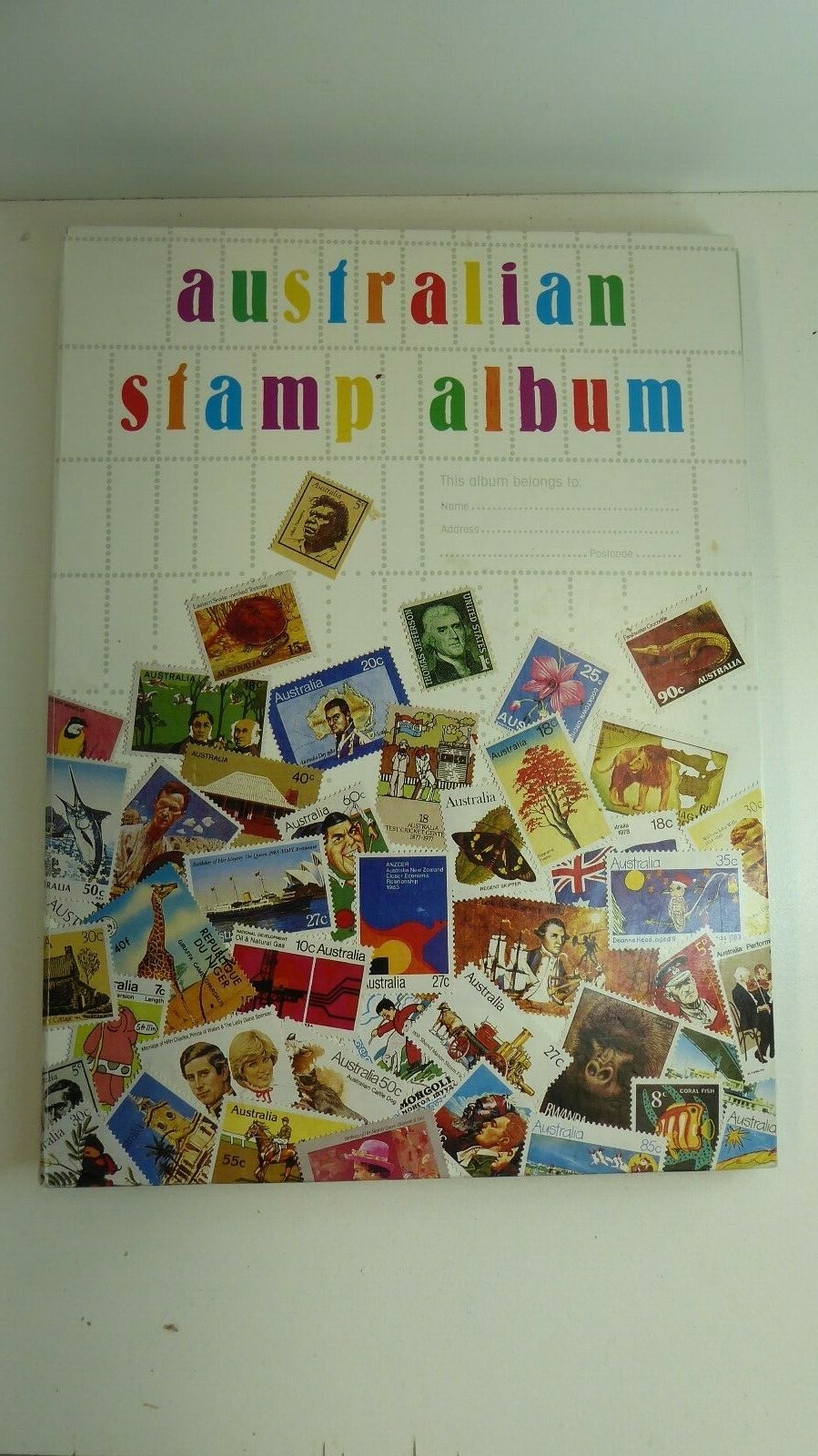 STAMP COLLECTION ALBUM AUSTRALIAN & OVERSEAS