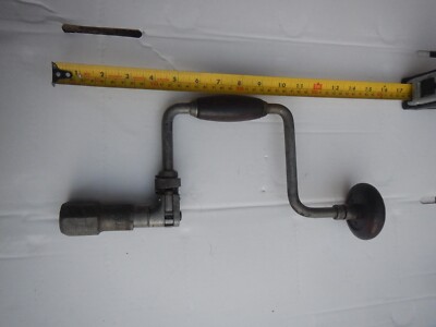 Vintage J. A. Champman (Sheffield) 10'' Ratschenstütze Handbohrmaschine, voll funktionsfähig