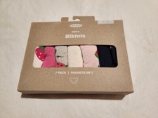 NIP Old Navy Strawberry Watermelon Print Girls Bikini Underwear 7 Pack