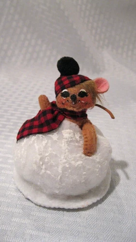 New Annalee 3" Winter Woods Snowball Mouse #610222