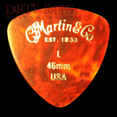 Martin #2 346 Shell Light 0,46 mm Gitarren-Plektren Gitarrenplektren 6 10 12 20 24 36