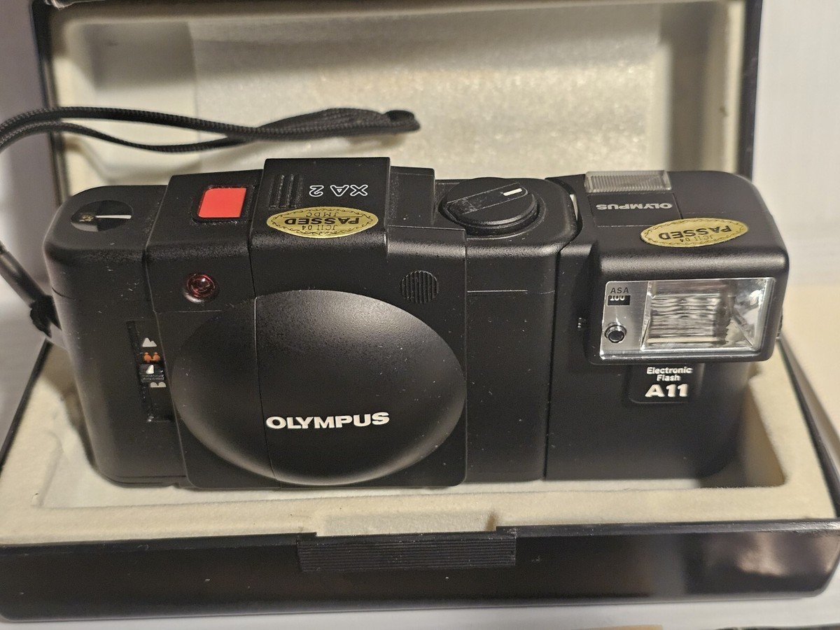 Rare New - Olympus XA2 Electronic with A11 Flash 35mm w/ Box