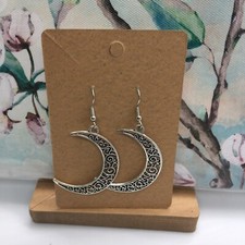 3" Silver-tone Earring Set Boho Retro Dangle Drop Hook New Free Ship 3109