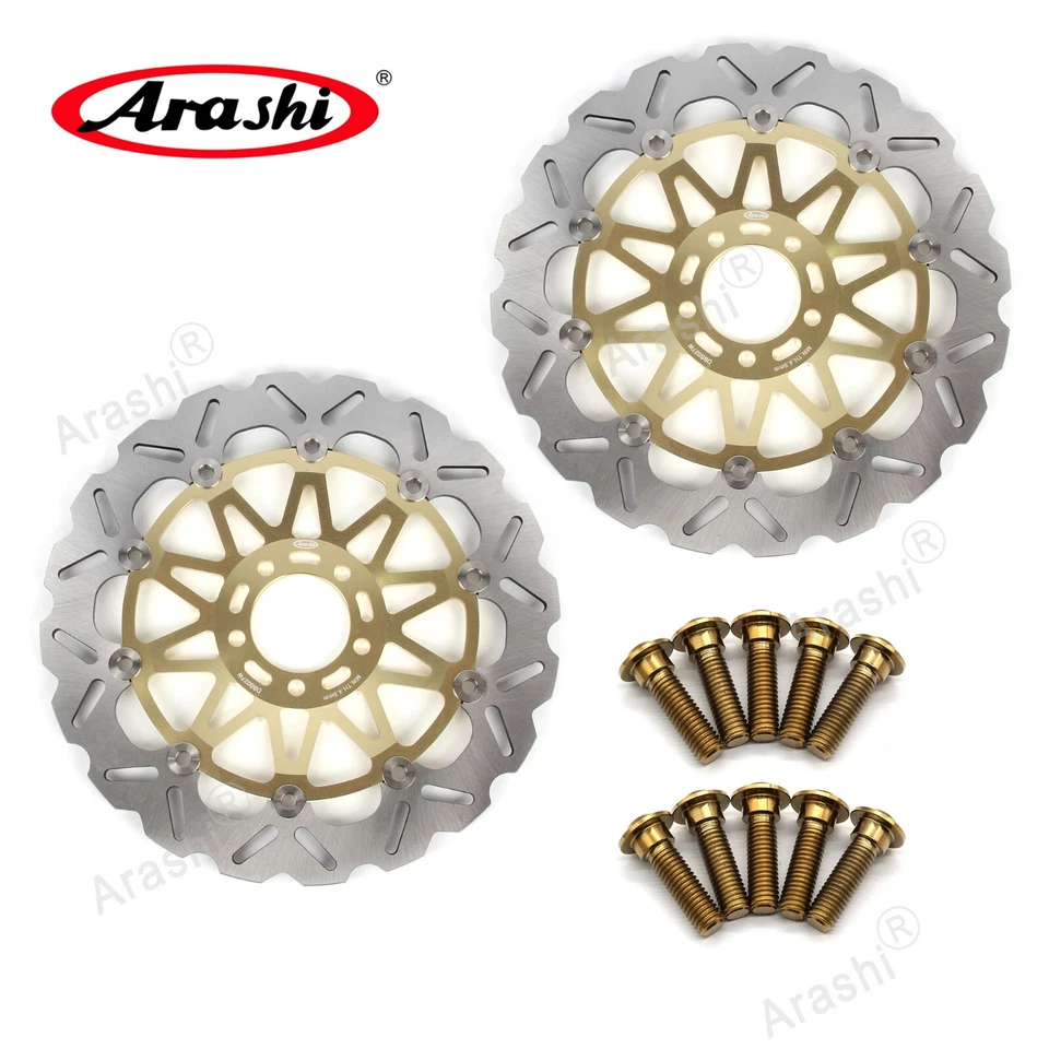 for Kawasaki Ninja ZX-9R 1994-1997 2002 2003 ZX9R Front Brake Disc Rotor & Bolts — 第 2/4 张图片