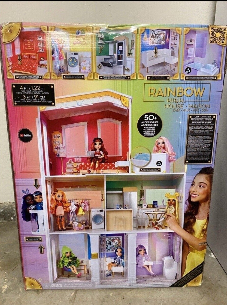 RAINBOW HIGH DOLL HOUSE NEW IN BOX