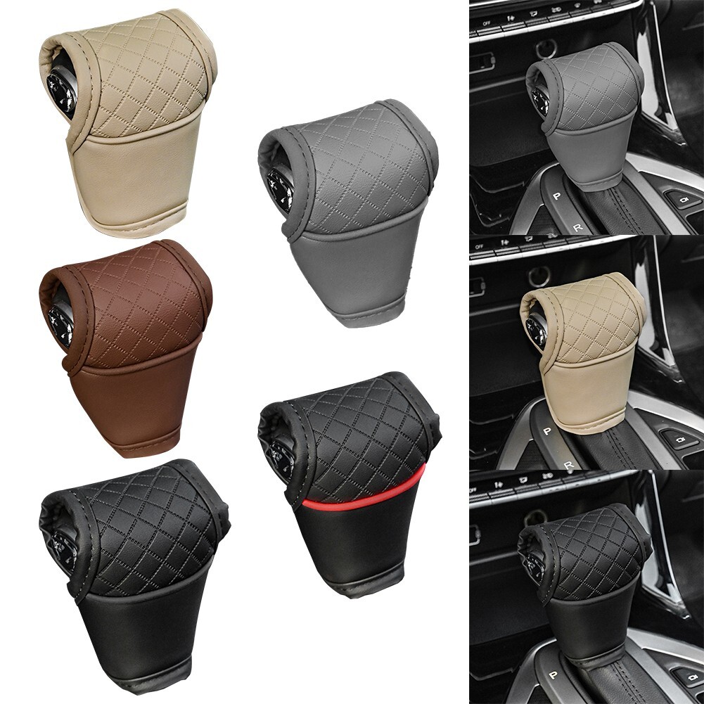 Protect Your Gear Shift Lever from Scratches with this PU Leather Cover