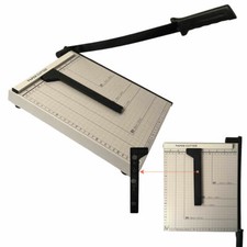 TAGLIA CARTA CUTTER PROFESSIONALE fogli A4 A5 ghigliottina metallo TAGLIERINA