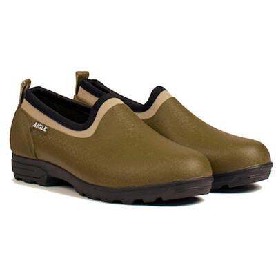 Aigle Herren Unisex Lessfor Gummischuhe Grün Welly Style Schuh Knöchelhohe Stiefel
