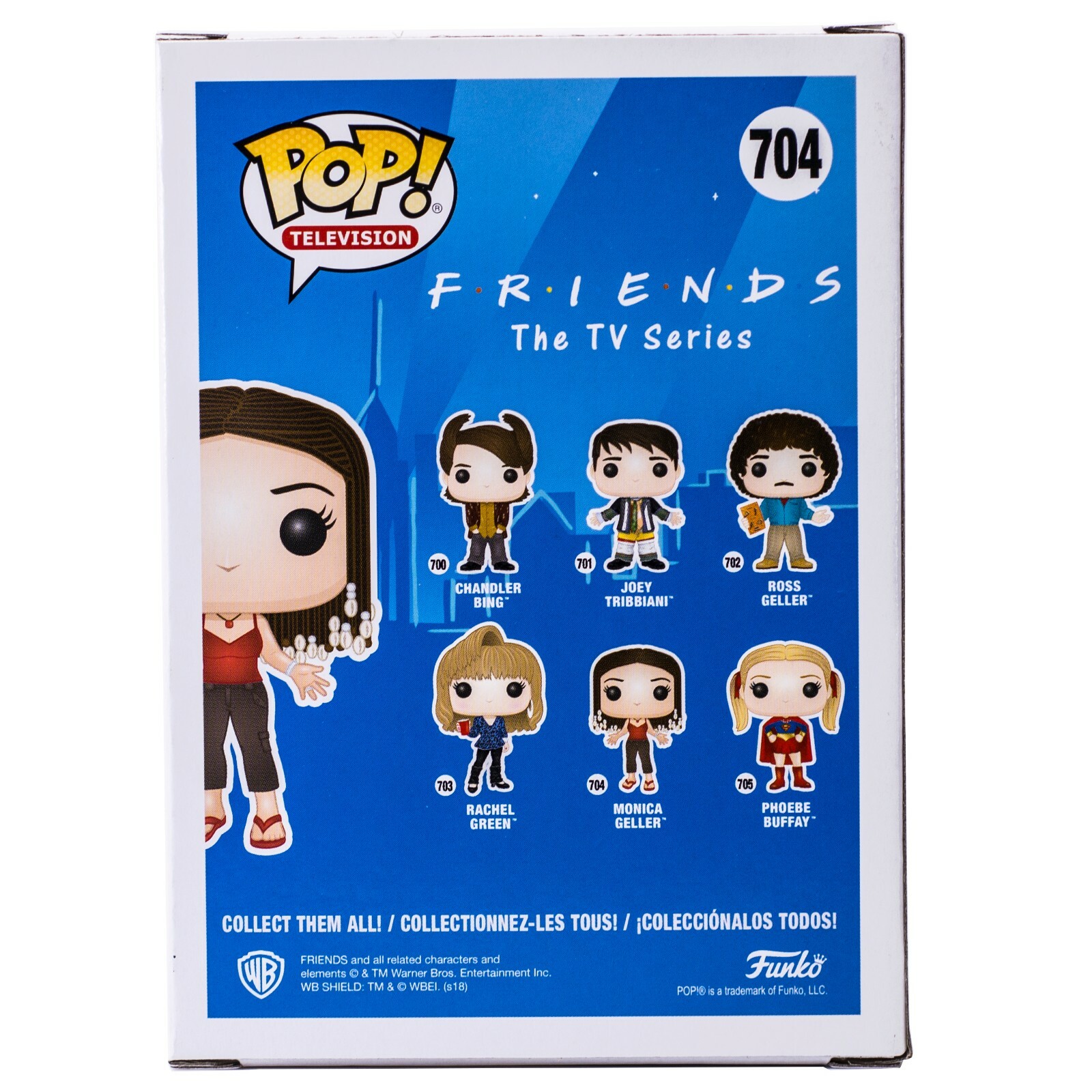 Friends Monica Geller Hair Funko Pop #704 Television TV Series Vinyl Figure
