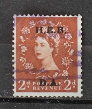 QE II Commercial Overprint : H.E.B. D. A.