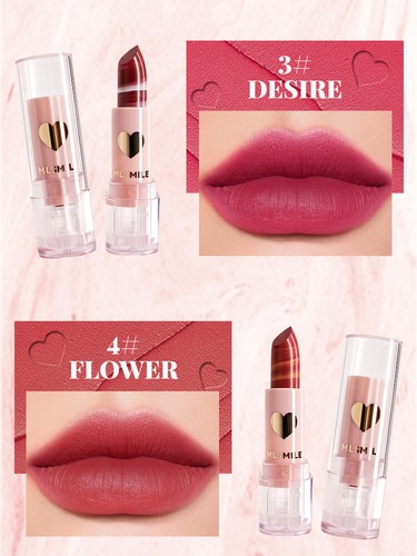 Marble Matte Lipstick - Velvet Finish, Highly Pigmented, Non-Drying Waterproof - Picture 10 of 17