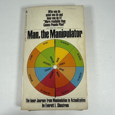 Man The Manipulator By Everett Shostrum 1968, Bantam Books, Vintage PB