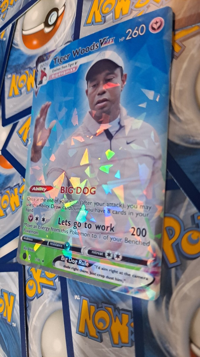 Tiger Woods Pokemon Card