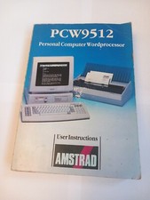 AMSTRAD PCW 9512 User Instructions 1987 pre-owned