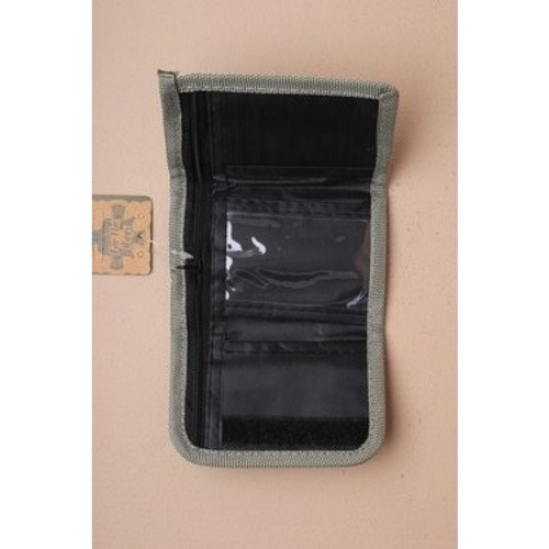 NEW Light camouflage material brown beige wallet 11x7cm boys child size coin UK - Picture 4 of 4