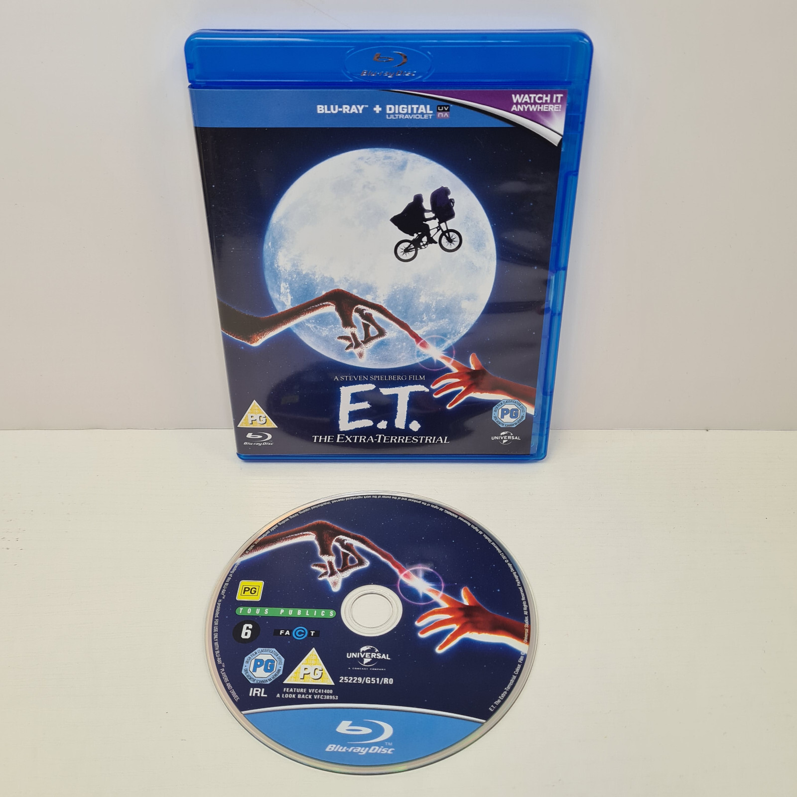 E.T. The Extra Terrestrial 1982 Blu-ray UK Region B