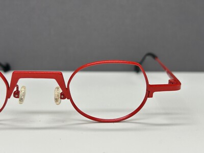 Anne Valentin Brille Damen Rund rot eckig kleine Gläser Panto Gato NP:399 