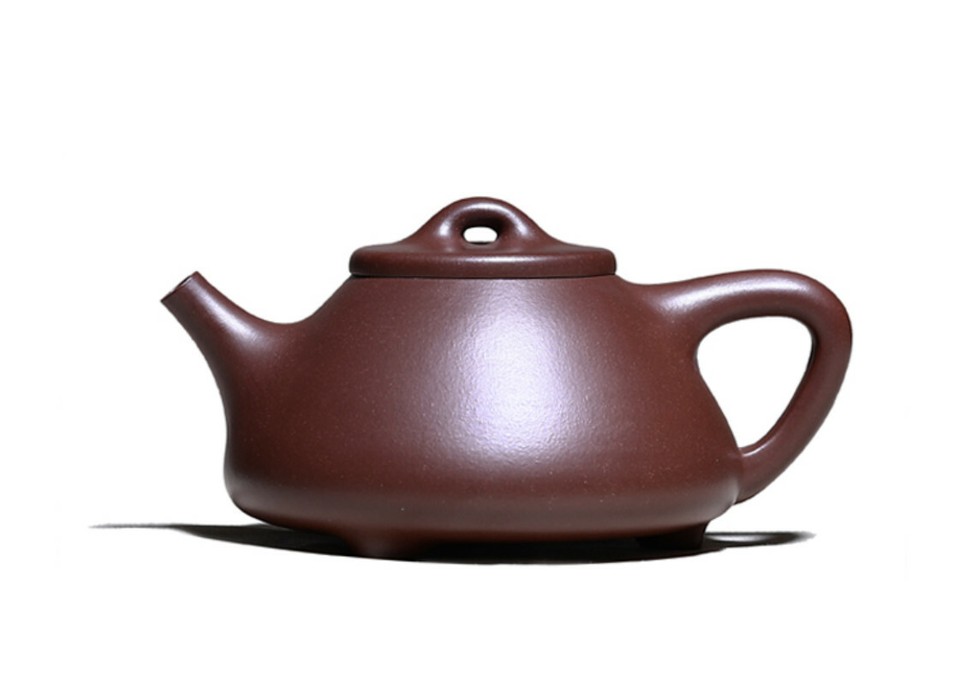 220cc chinese Yixing Handmade Zisha Purple clay Teapot ZiYe ShiPiao Hu