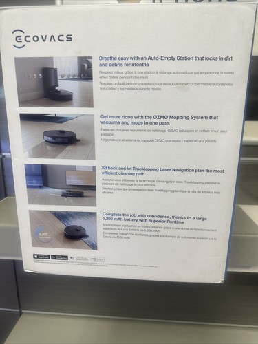 ECOVACS Robotics - DEEBOT N10 MAX+ Robot Vacuum and Mop - BLACK - Picture 20 of 24