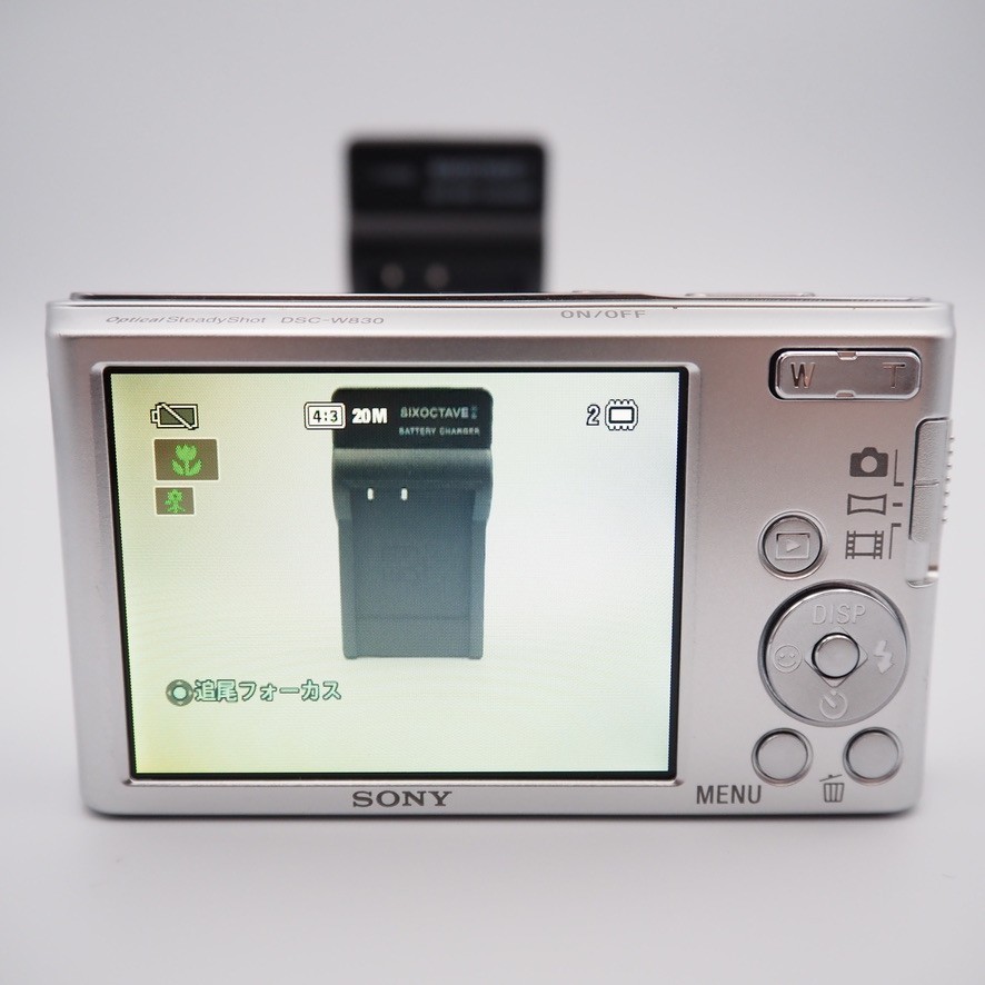 N Mint] SONY Cyber-shot DSC-W830 Silver Digital Camera w/Battery