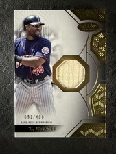 TORII HUNTER 2023 Topps Tier One #T1R-TH Bat Relic /400 Design B MIN TWINS ***