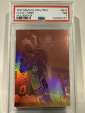 Universo Marvel 1992 - Ghost Rider - Holograma - PSA 7
