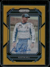 2023 Panini Prizm #23 Austin Hill Gold Prizm Signatures Auto 08/10