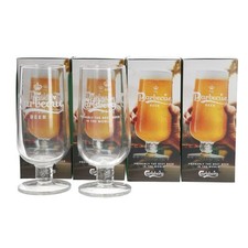 Carlsberg Pilsner Pint Glasses 20oz set of 4 new designs mancave bar party