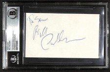 Bill Pullman Signed Index Card Beckett Slab