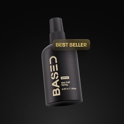 BASED Sea Salt Spray Volume Texture Kelp Vitamin B5 Hair Styling Spray