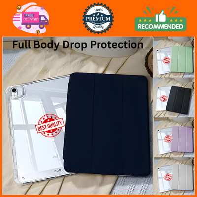iPad Hülle mit Stifthalter für iPad Air 11/13 Pro 11/12.9 Stoßfest Cover