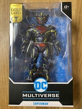 SEALED McFarlane DC Multiverse Superman Energized Unchained Armor Walmart Gold