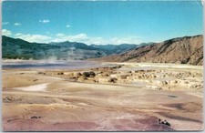 Vintage Yellowstone Park Postcard - Summit Basin Springs Jupiter Terrace WY