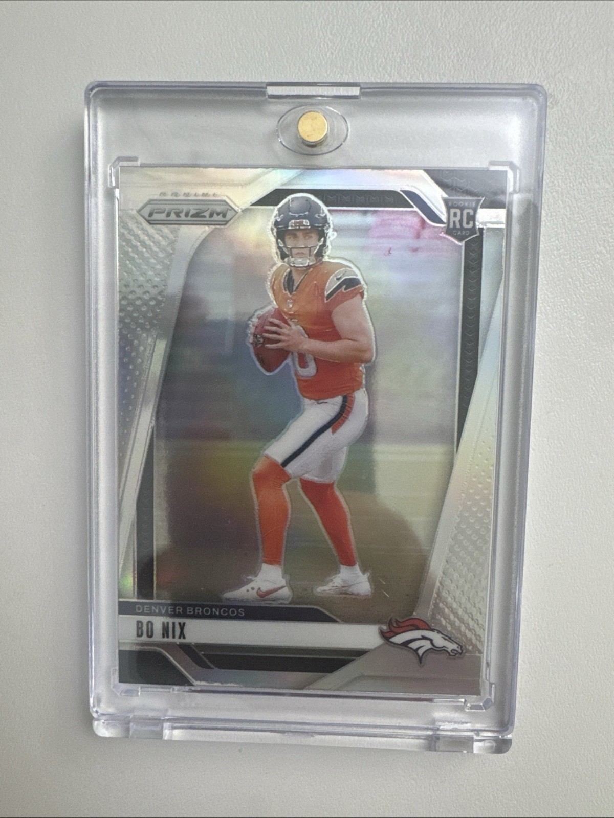 2024 Panini Prizm - Rookies Bo Nix #309 Silver Prizm (RC)