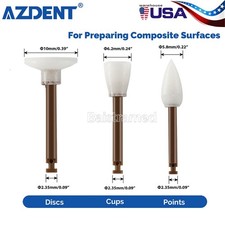 40Pcs AZDENT Dental Composite Polishing Finishing Finisher Disc/ Cups/Points
