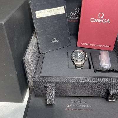 OMEGA Ω Speedmaster Moonwatch 3572.50 42 mm W/Card and Box & Many Extras ~Minty