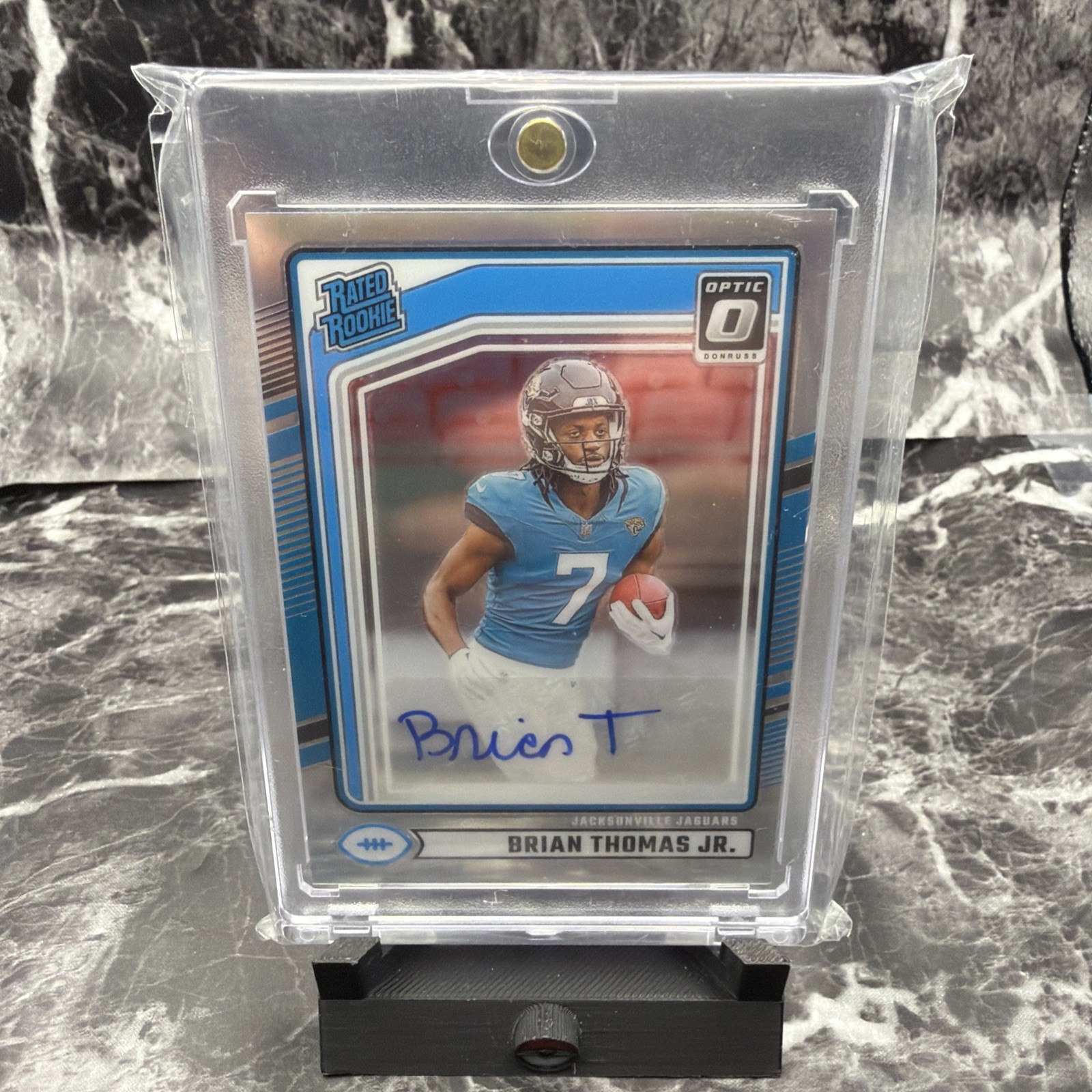 Brian Thomas Jr. - Donruss 2024 Silver Optic Preview Auto