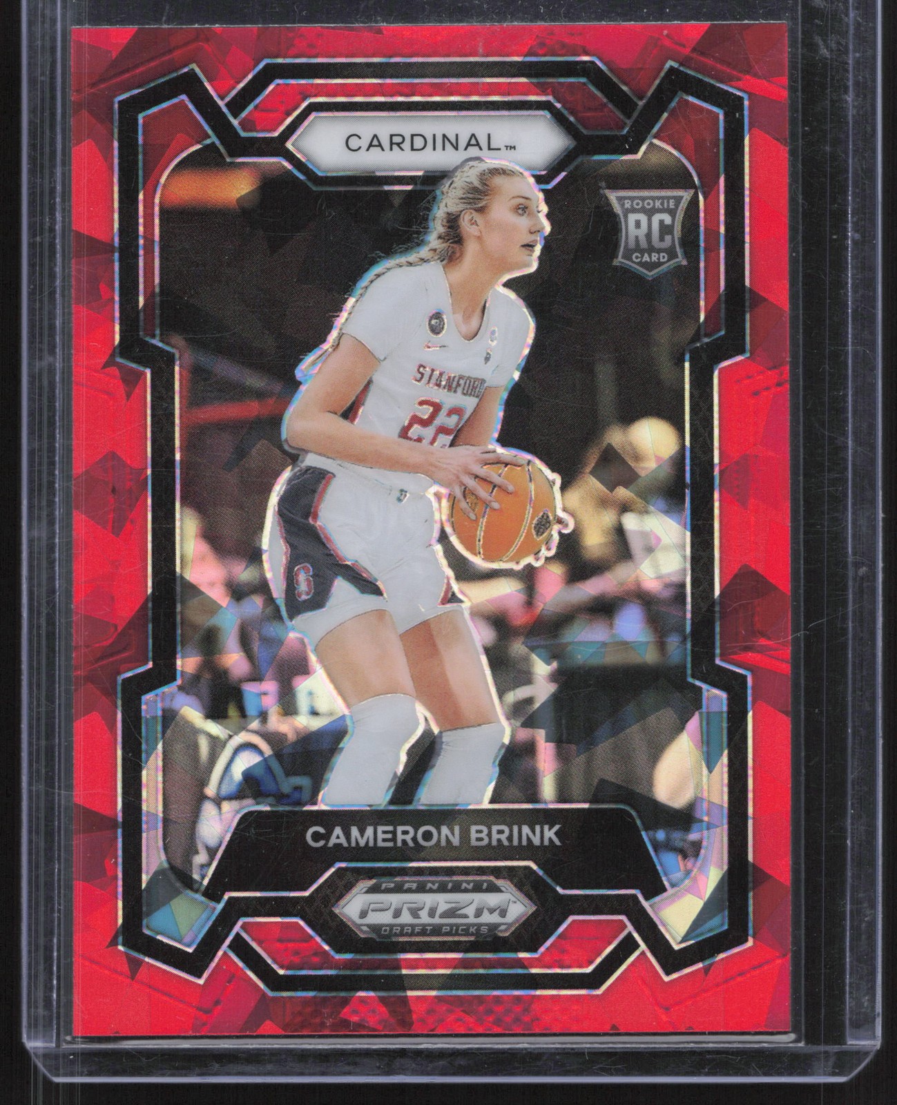 2024 Panini Prizm Draft Picks #89 Cameron Brink Prizms Red Ice