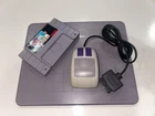 Nintendo (SNES) Mouse Pad + Mouse + Mario Paint Game Super Nintendo Tested Clean