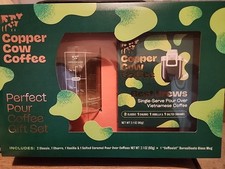 Copper Cow Single-Serve Vietnamese Coffee Pouches Gift Set With Mug