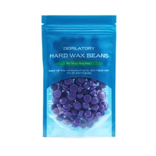 1-Hard Wax Beans Hot Film Depilatory Wax Bead Solid Hot Film Waxing Pellets 50g