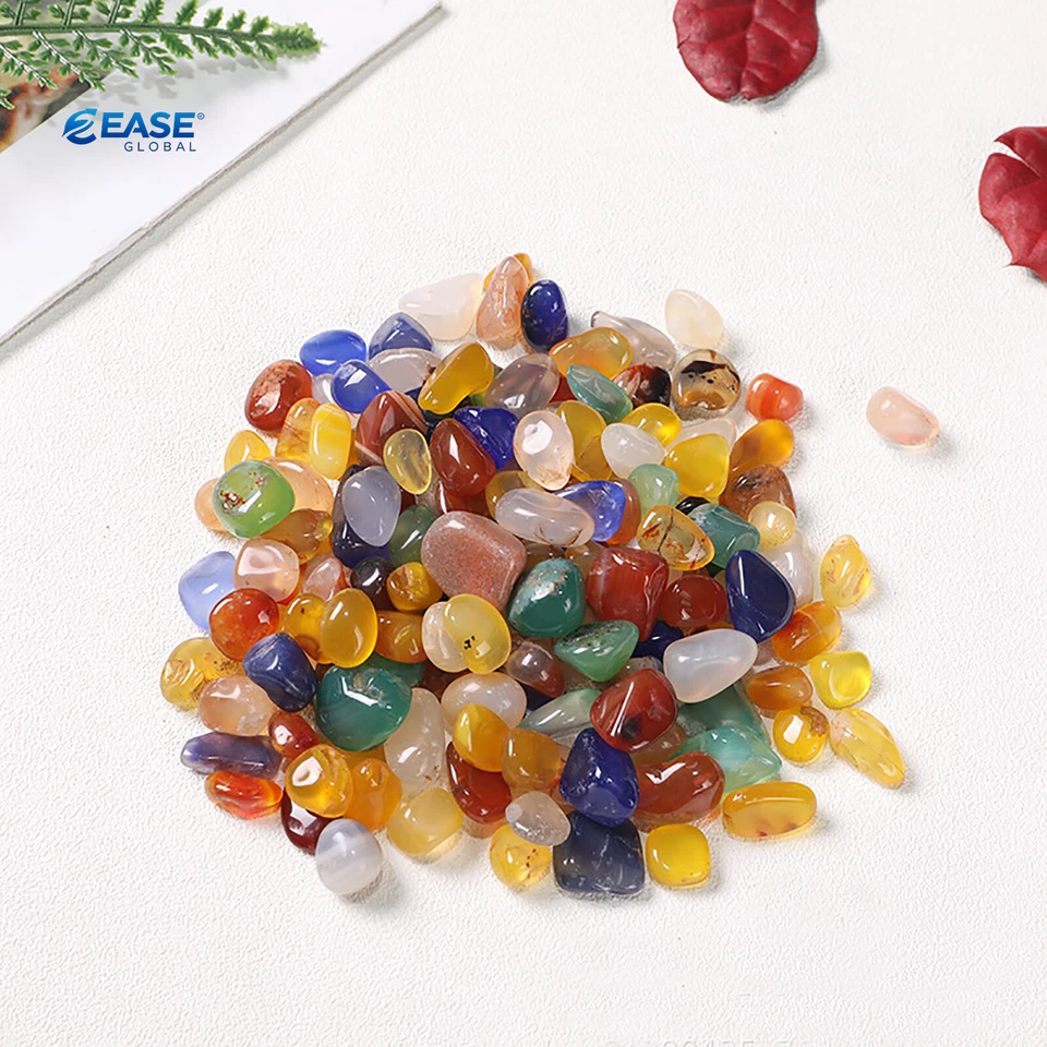 50G - 1KG Mixed Agate Crystal Chips BULK Grade Natural Gemstone Polished Mini AU - image 4 of 4